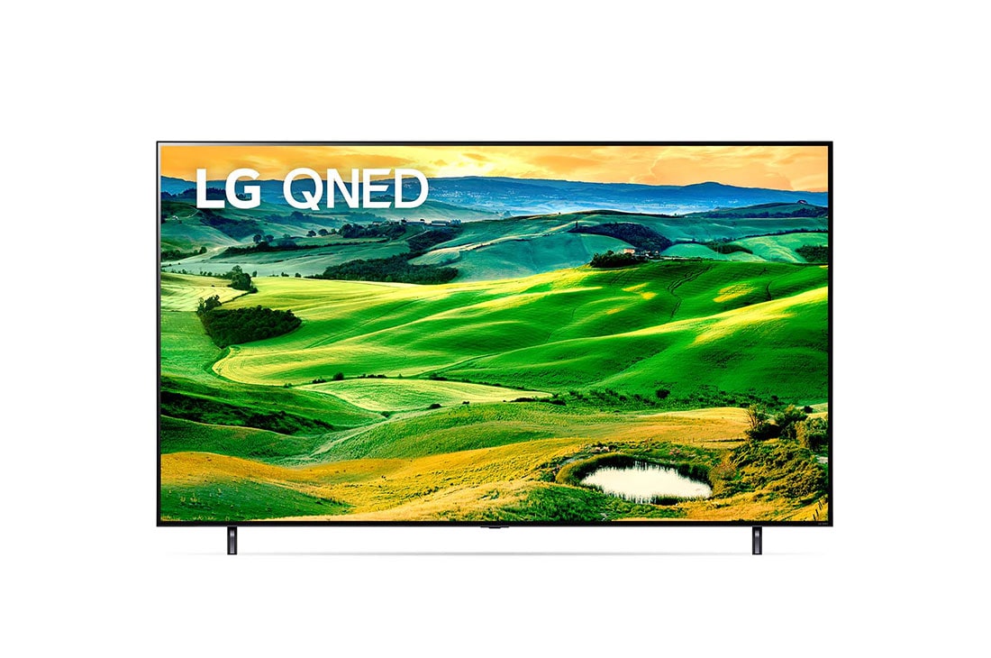 LG Smart TV LG QNED 65" 4K Quantum Dot NanoCell 65QNED80 120Hz FreeSync ThinQ Google Alexa 65QNED80SQA, 65QNED80SQA