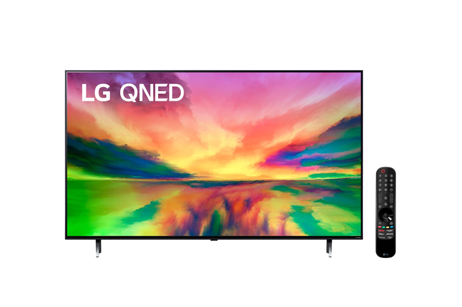 LG Smart TV LG QNED 65'' 4K WiFi Bluetooth HDR Inteligência Artificial AI ThinQ Smart Magic Alexa 65QNED80SRA, 65QNED80SRA