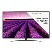LG Smart TV LG 65" 4K HDR Ativo NanoCell Inteligência Artificial ThinQ AI Som DTS Virtual X, 65SM8100PSA