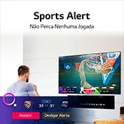 LG 2021 Smart TV LG 75" 4K NanoCell 75NANO80 4x HDMI 2.0 Inteligência Artificial AI ThinQ Smart Magic Google Alexa, 75NANO80SPA