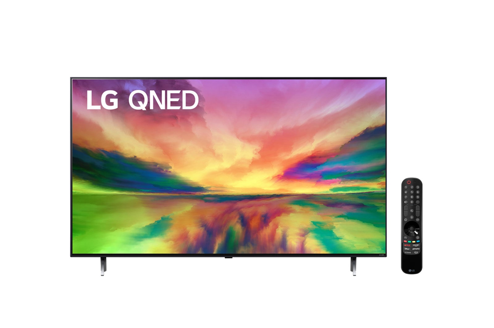 LG Smart TV LG QNED 75'' 4K WiFi Bluetooth HDR Inteligência Artificial AI ThinQ Alexa 75QNED80SRA, 75QNED80SRA