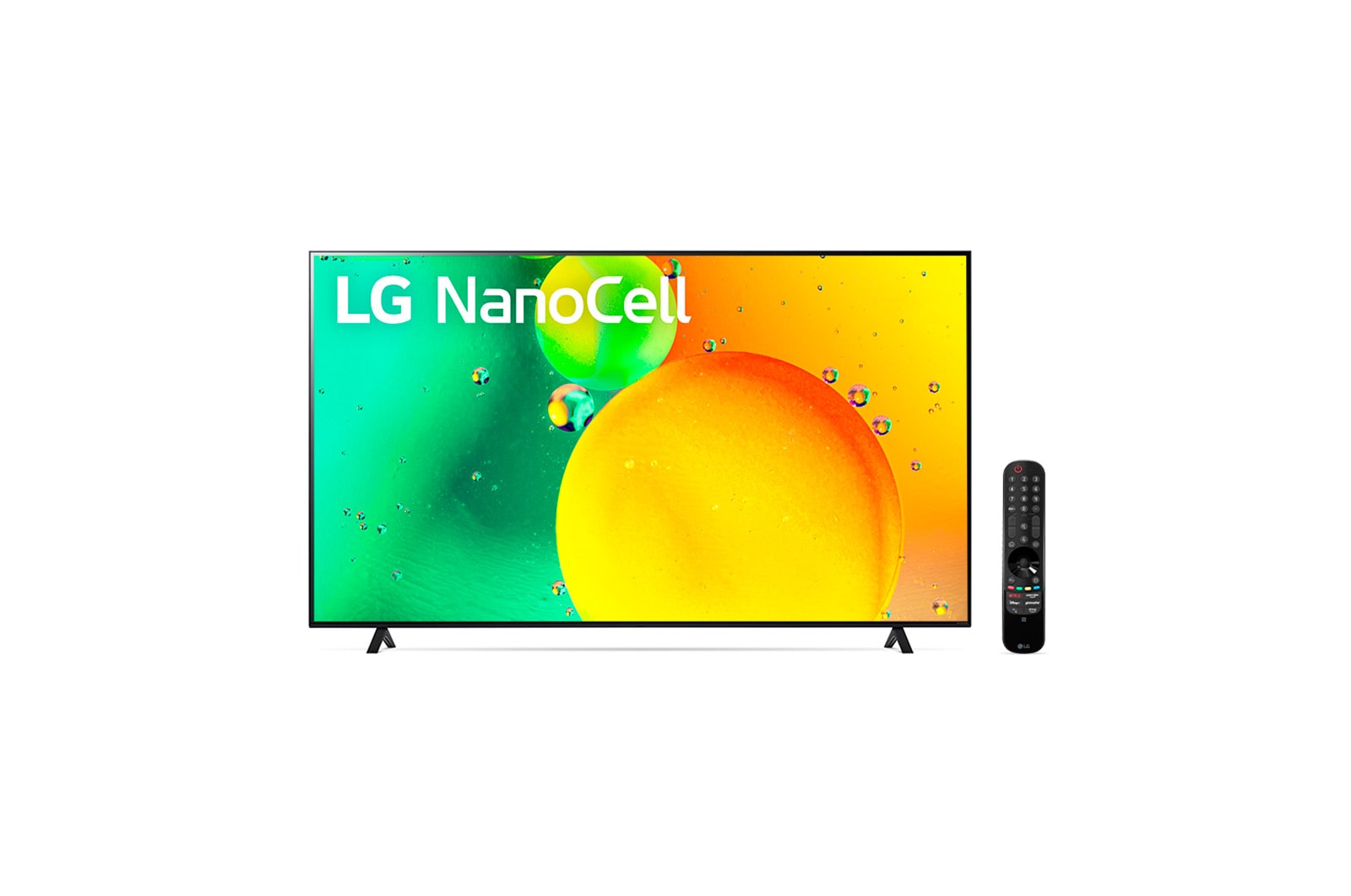 LG Smart TV LG NanoCell 86'' 4K Inteligência Artificial AI ThinQ Smart Magic Google Alexa 86NANO75SQA, 86NANO75SQA