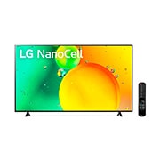 LG Smart TV LG NanoCell 86'' 4K Inteligência Artificial AI ThinQ Smart Magic Google Alexa 86NANO75SQA, 86NANO75SQA