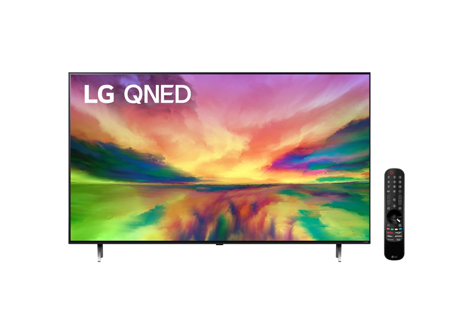 LG Smart TV LG QNED 86'' 4K WiFi Bluetooth HDR Inteligência Artificial AI ThinQ Alexa 86QNED80SRA, 86QNED80SRA