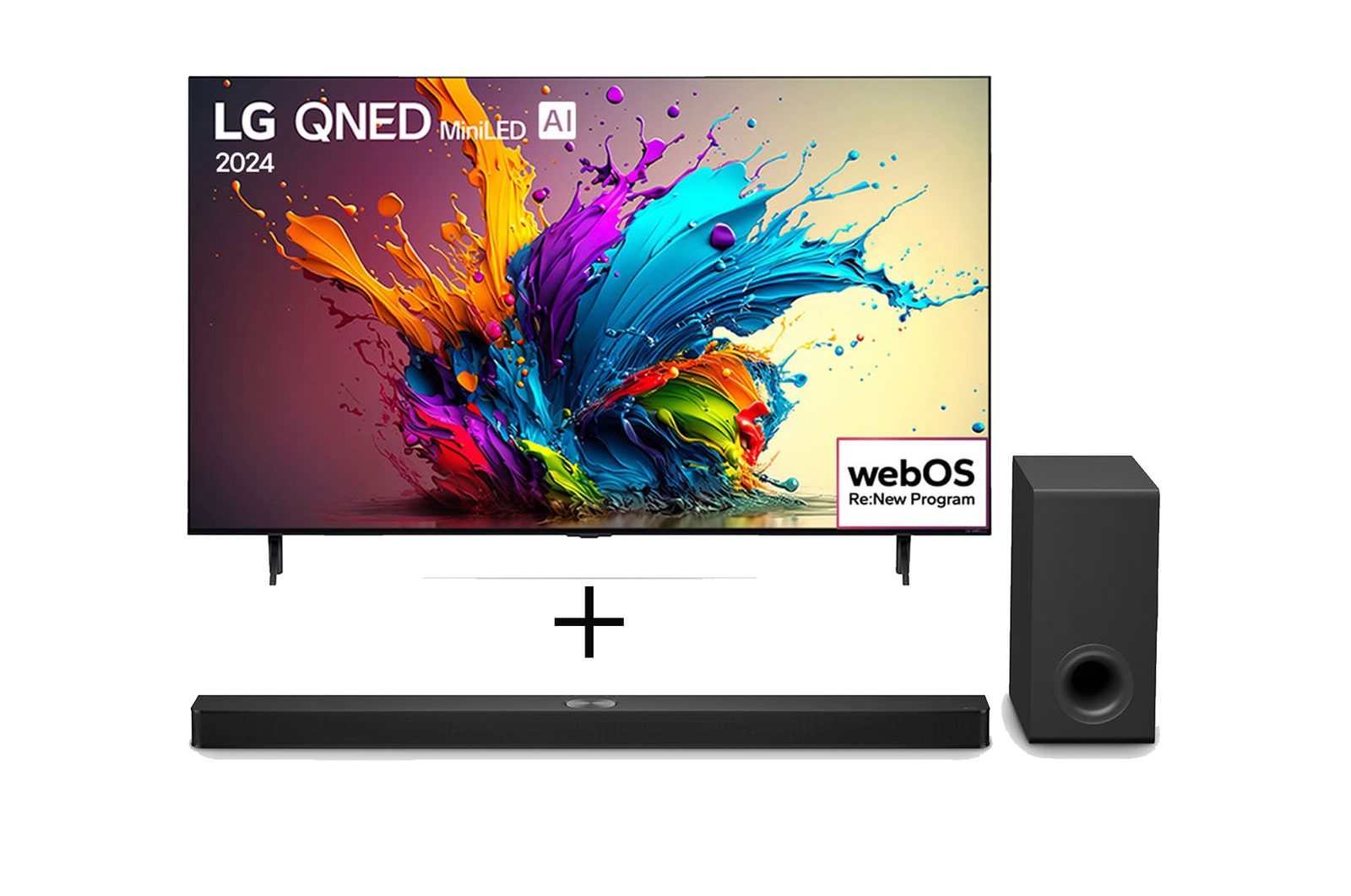 Front view with bundle