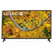 LG 2021 Smart TV LG 43" 4K UHD 43UP7500 WiFi Bluetooth HDR ThinQ AI compatível com Inteligência Artificial, 43UP751C0SF