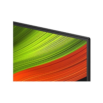 Vista lateral da Smart TV 4K LG OLED AI B5.