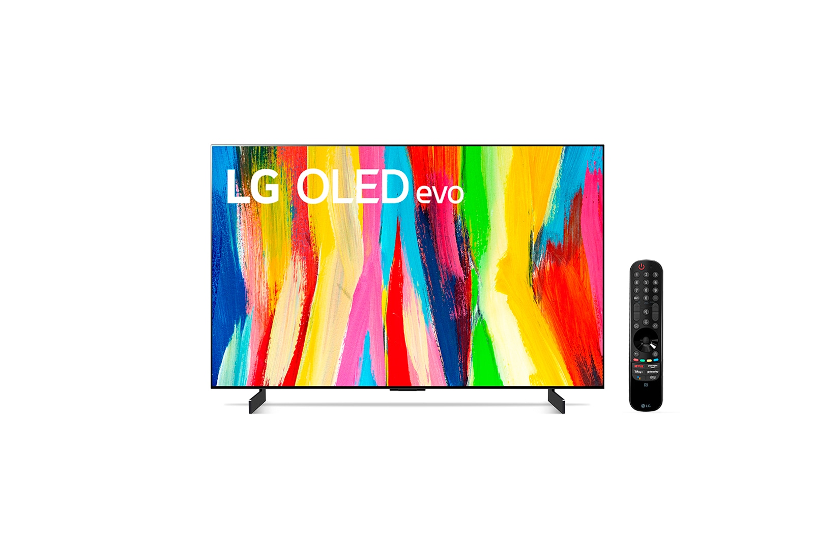 LG Smart TV LG Evo 42'' 4K 120Hz G-Sync FreeSync Inteligência Artificial ThinQ Google Alexa OLED42C2PSA, OLED42C2PSA