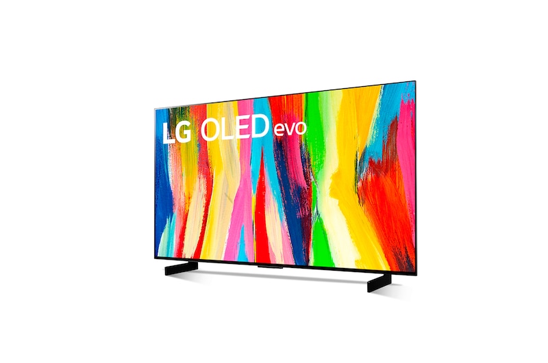 LG Smart TV LG Evo 42'' 4K 120Hz G-Sync FreeSync Inteligência Artificial ThinQ Google Alexa OLED42C2PSA, OLED42C2PSA