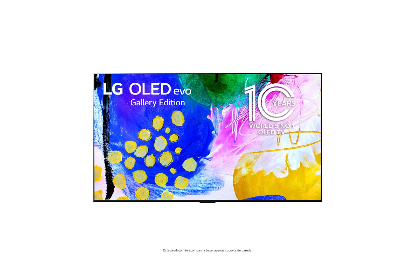 LG Smart TV LG OLED Evo Gallery Edition 65'' 4K 120Hz G-Sync ThinQAI Google Alexa OLED65G2PSA, OLED65G2PSA