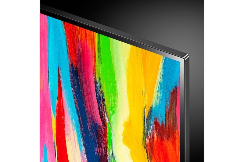 LG Smart TV LG Evo 77'' 4K 120Hz G-Sync FreeSync Inteligência Artificial ThinQ Google Alexa OLED77C2PSA, OLED77C2PSA