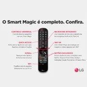 LG Smart TV LG OLED 83'' 4K 120Hz G-Sync FreeSync Inteligência Artificial ThinQ Google Alexa OLED83C1PSA, OLED83C1PSA