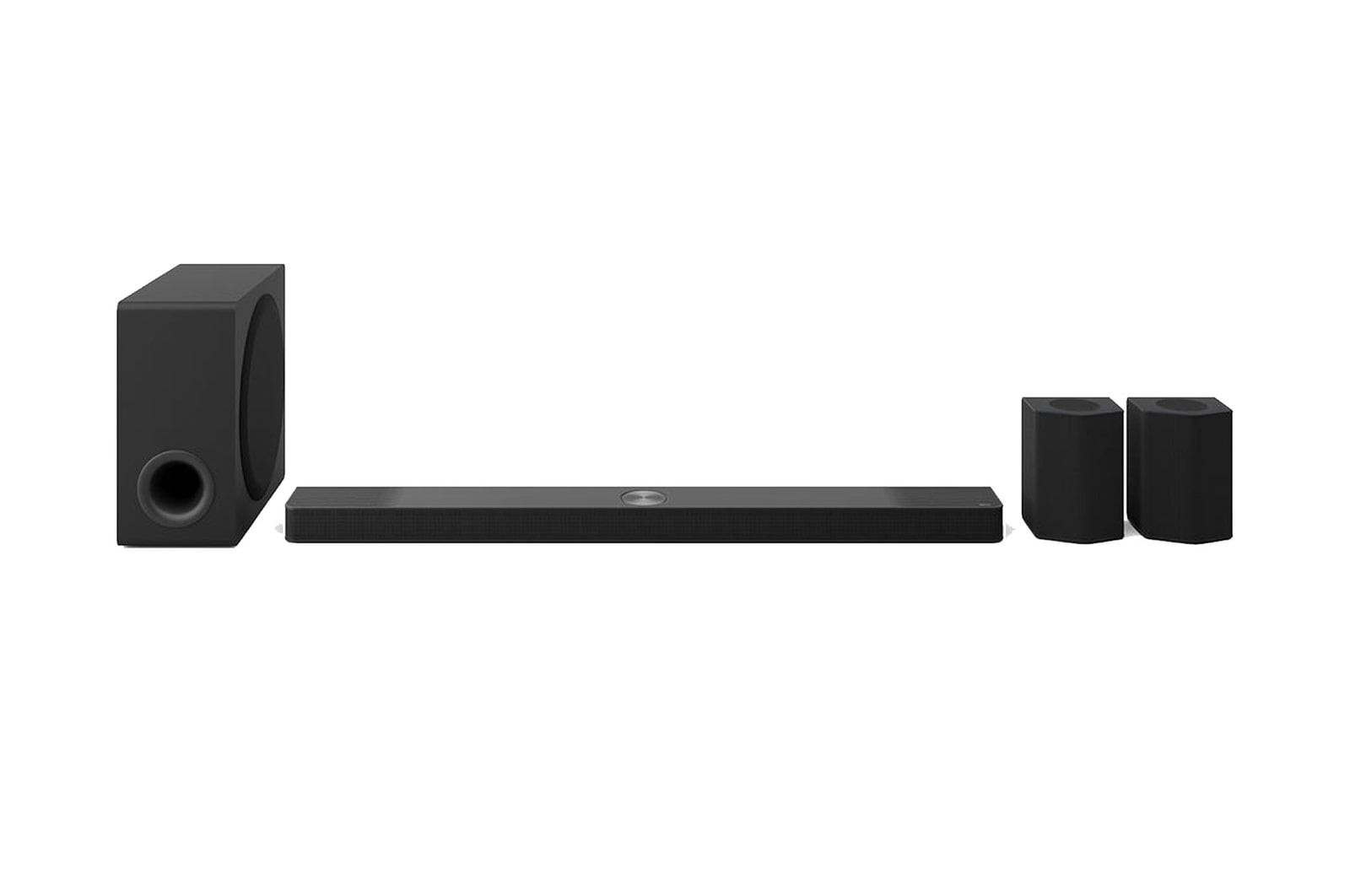 Front view of soundbar