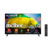 Smart TV 4K 75" LG QNED73 Portal de Games Processador AI α7 Ger8 4K Super Upscaling Google Cast Integrado Controle AI Magic WebOS 25 Modo Esportes Alerta de Esportes