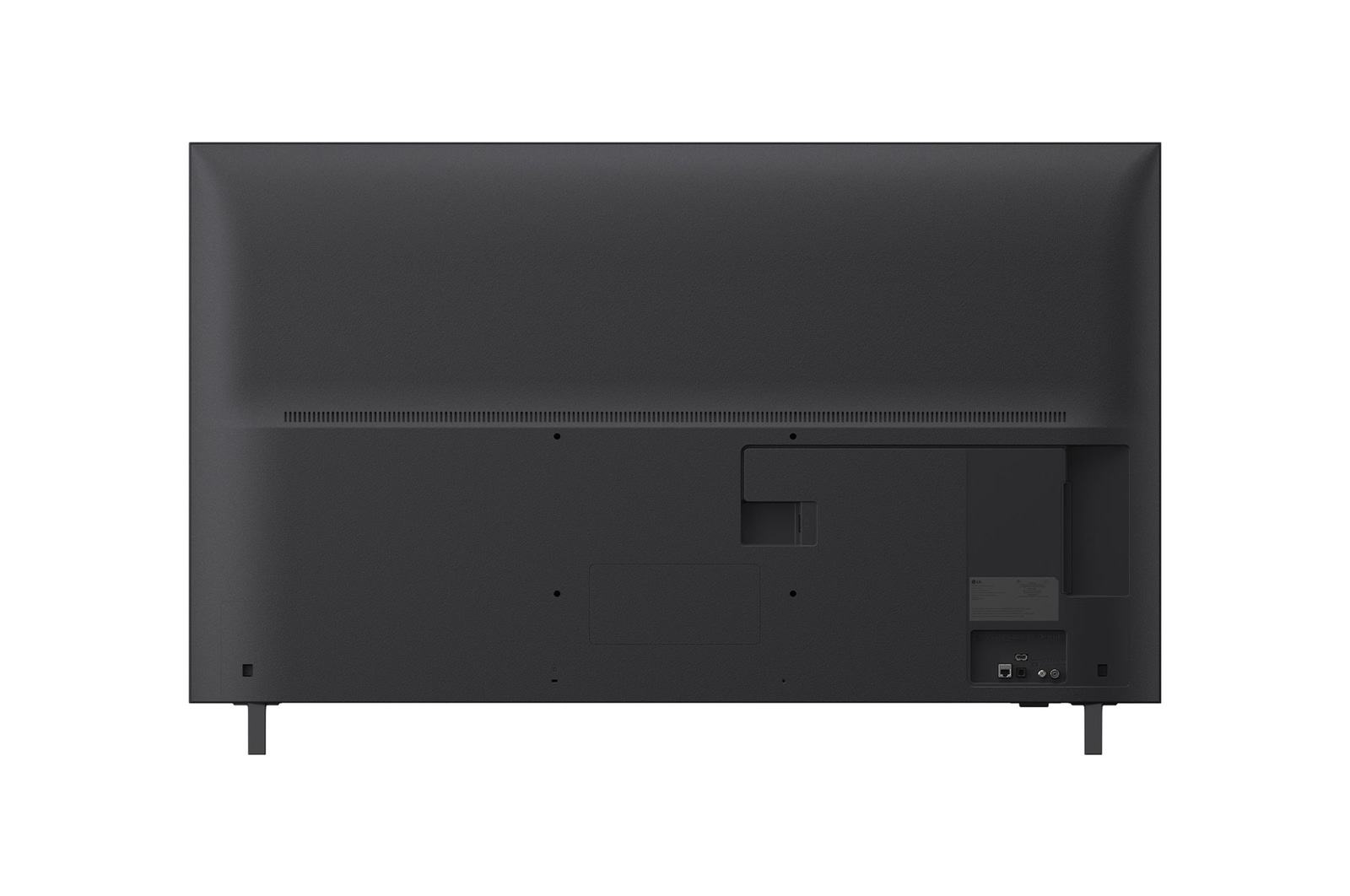 Vista traseira da LG UHD UA85 TV.