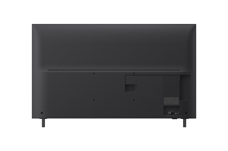 Vista traseira da LG UHD UA85 TV.