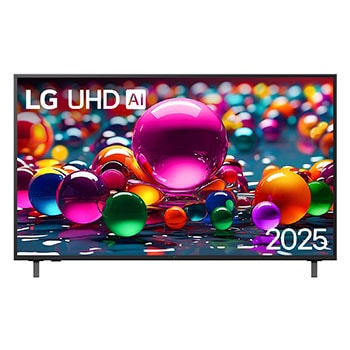 Vista frontal da UHD UA85 TV