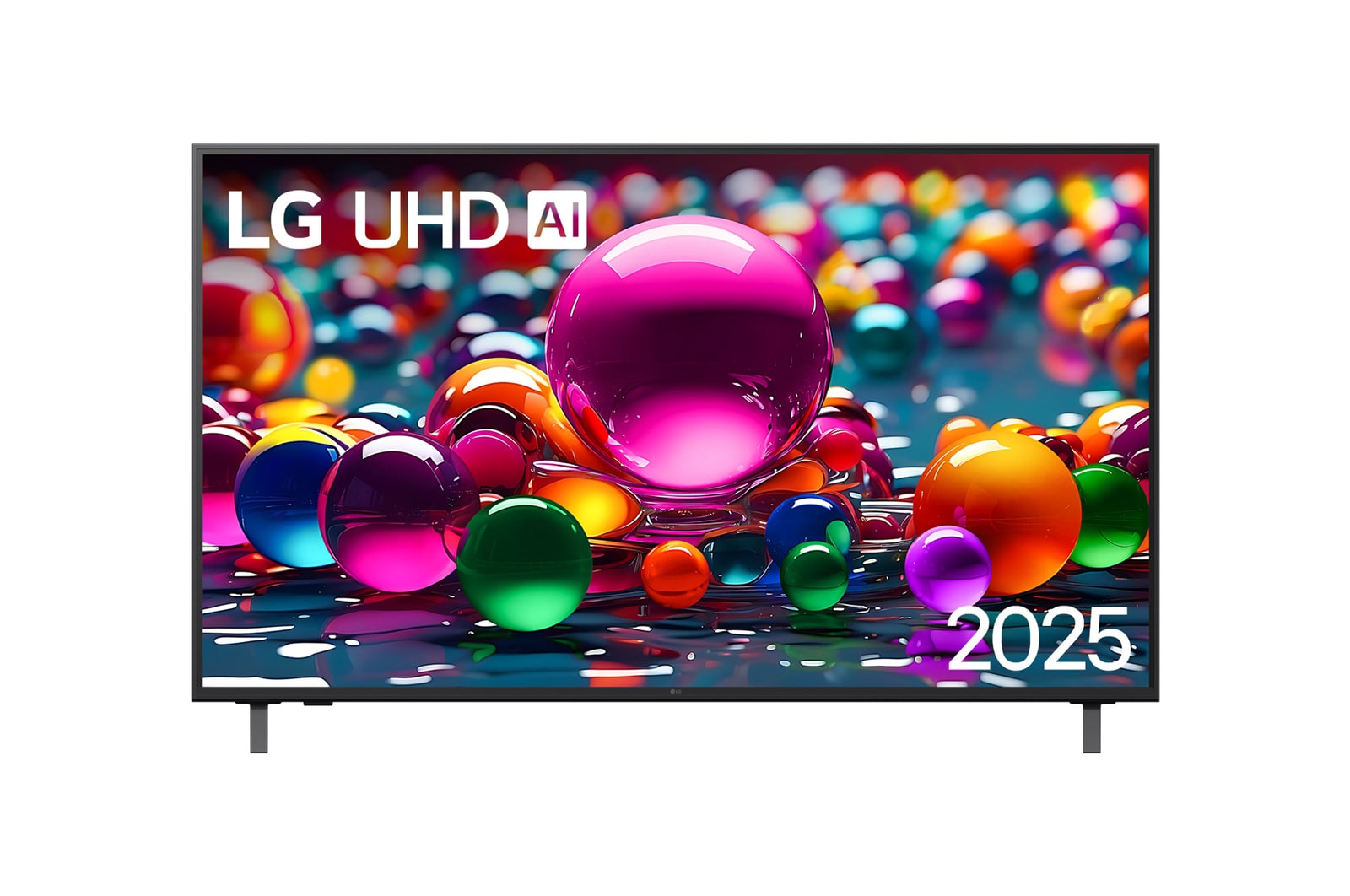 Vista frontal da UHD UA85 TV