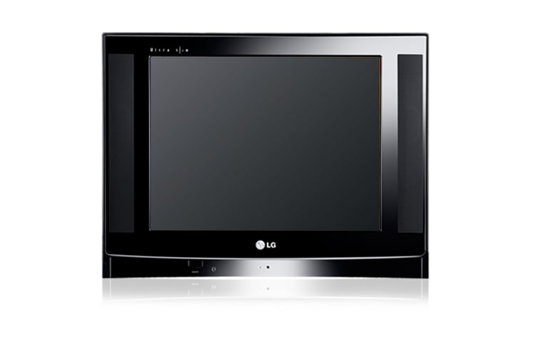 LG 21" slim tela plana e acabamento Black Piano. Muito mais bonita., 21FU1RL