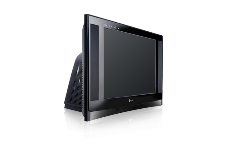 LG 21" slim tela plana e acabamento Black Piano. Muito mais bonita., 21FU1RL