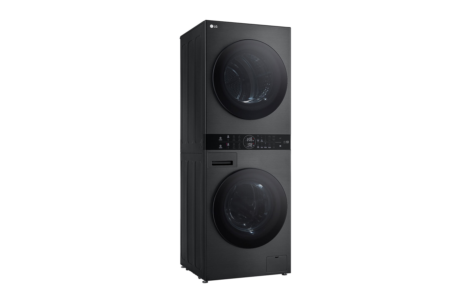 LG Lava e Seca Torre WashTower 14kg Black Inox - 127V, WK14BS6, Vista Frontal