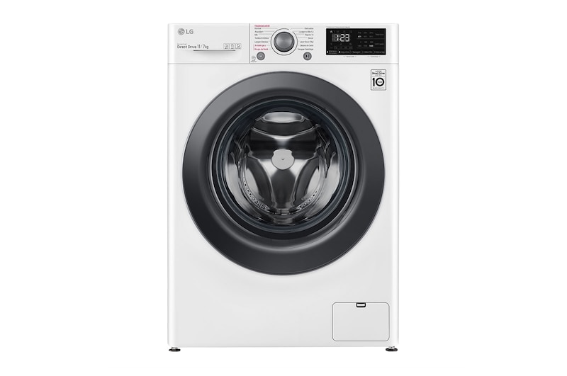LG Lava e Seca LG VC5 11kg Branco com Inteligência Artificial AIDD™ - CV3011WG4 - 127v, CV3011WG4