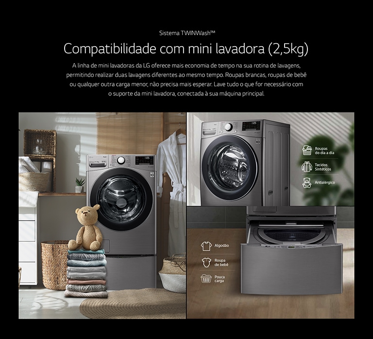 compatibilidade com mini lavador(2,5kg)
