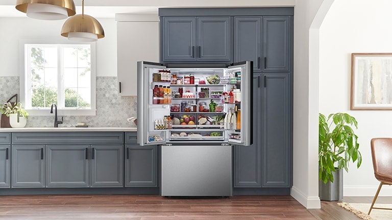 O refrigerador counter-depth de maior capacidade do mercado 