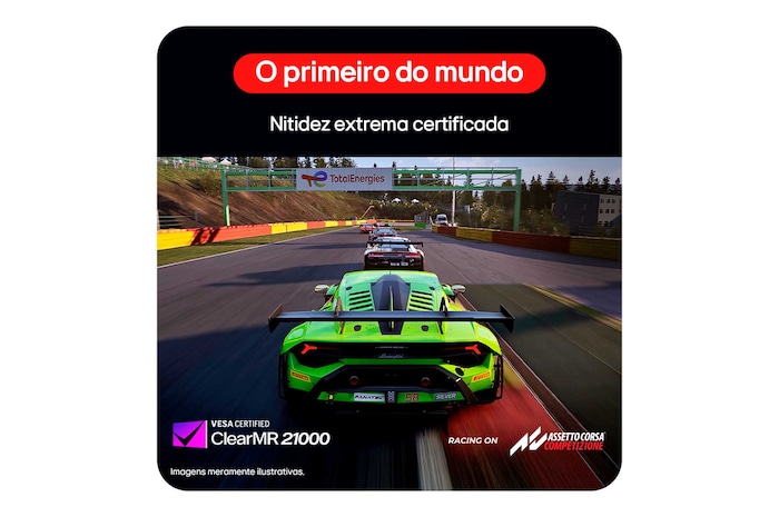 side view of a tilted monitor