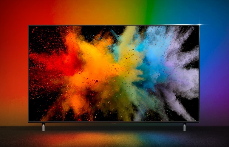 O poder das cores explode na TV QNED.