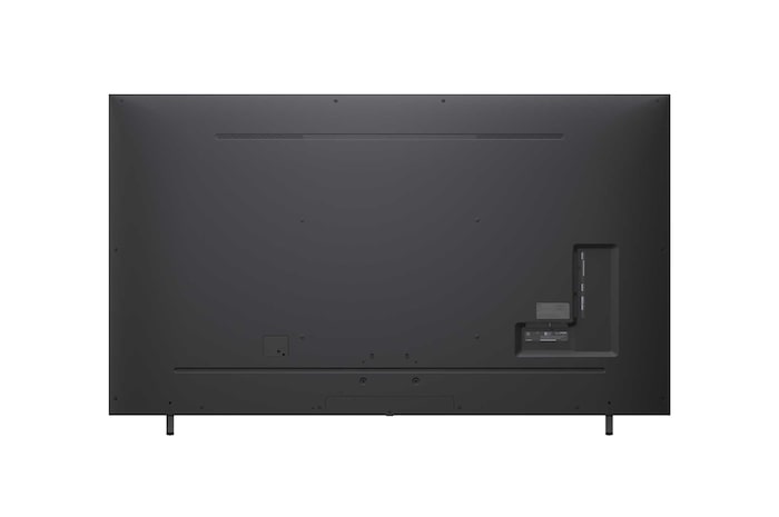 Rear view of LG NanoCell NANO80 TV.