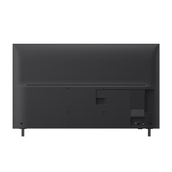 Rear view of LG UHD UA75 TV.