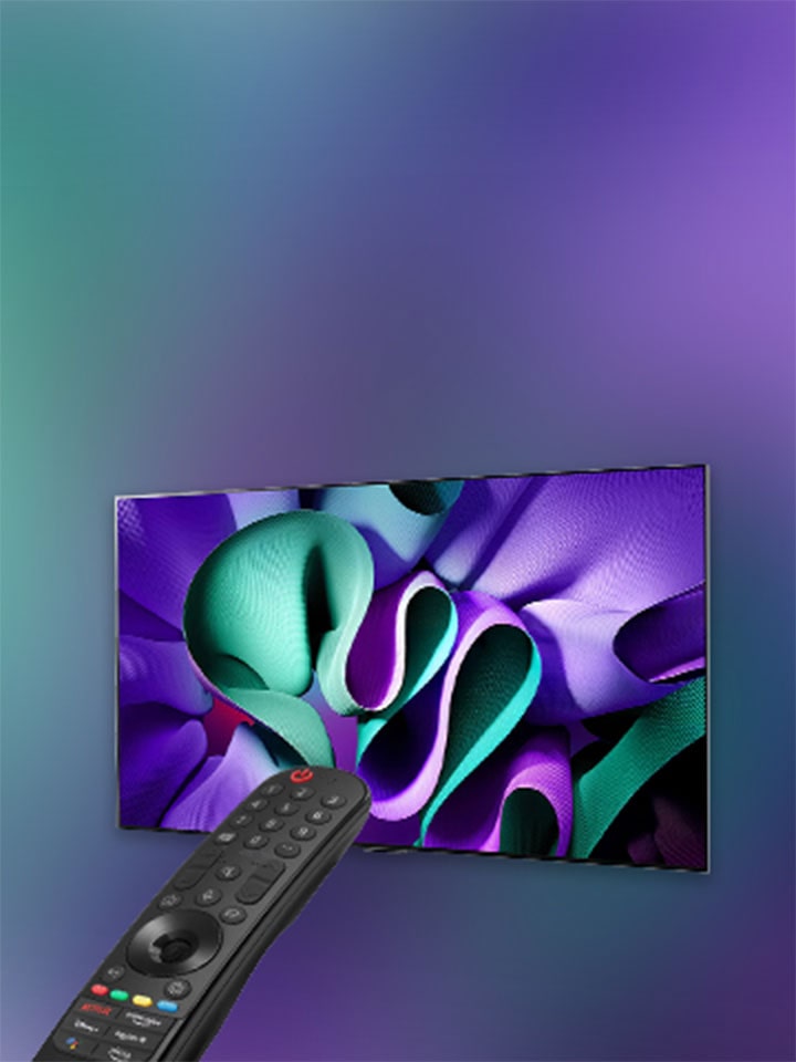 This is a picture of the LG tv and its accessory.