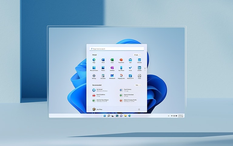 Windows 11 user interface
