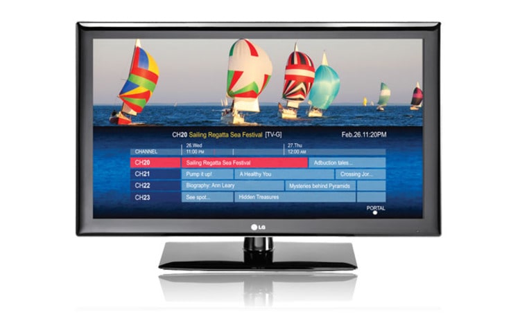 LG LCD TV with HD-PPV, 47LD650H