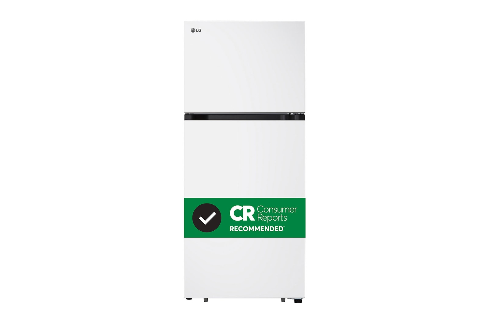Front view of 28" 18 cu.ft. Top Freezer Refrigerator (LT18S2100W)