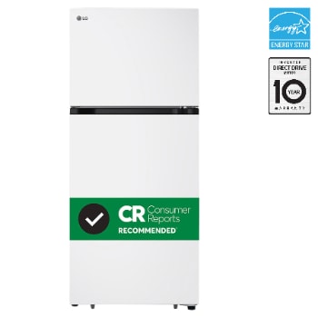 Front view of 28" 18 cu.ft. Top Freezer Refrigerator LT18S2100W
