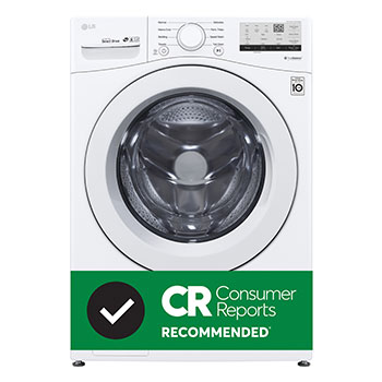 Front view of 5.2 cu. ft. Ultra Large Front Load Washer (WM3400CW)