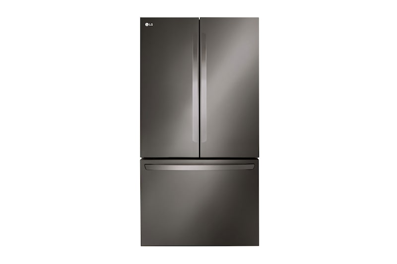 Front view of 36" 27 cu.ft. Counter-Depth MAX<sup>®</sup> French 3-Door Refrigerator | Internal Water Dispenser | Ice Maker LRFLC2706D