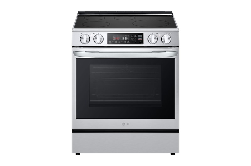 Front view of 30" Induction 6.3 cu ft. Range | Probake Convection, Air Fry, , SelfClean, EasyClean®& Smart (LSIL6334F)