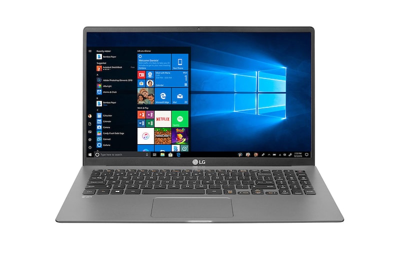 LG gram 15” Ultra-Light Touchscreen Laptop with Intel® Core™ i5 Intel® Iris® Plus Graphics in Dark Silver, 15Z90N-HAP52A8
