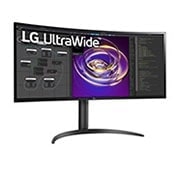 LG 34" 21:9 Curved UltraWide™ QHD (3440 x 1440) Monitor, 34WP85CN-B