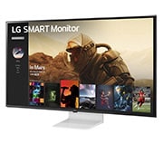 LG 43" 4K UHD IPS Smart Monitor with webOS, 43SQ700S-W