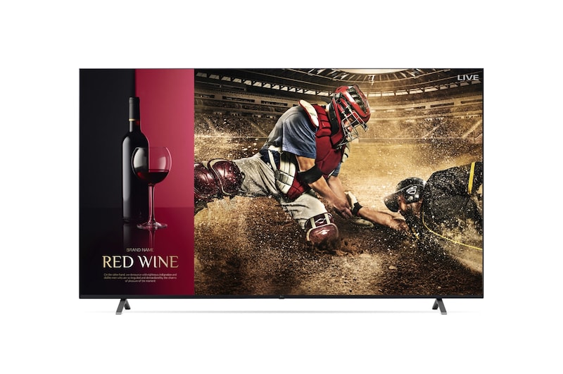 LG UHD Signage for Live TV & Promotion, 86UR340C9UD