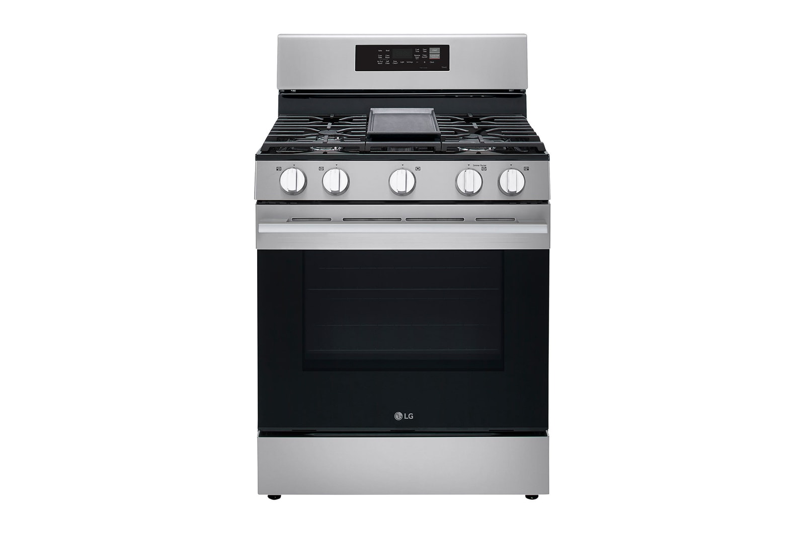 Front view of 6.3 cu ft. Gas Range with ProBake Convection® LRGN6323Y