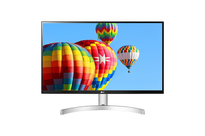 LG 24" Full HD Virtually Borderless Design IPS Display, 24MK600M-W