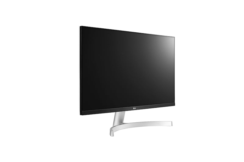 LG 24" Full HD Virtually Borderless Design IPS Display, 24MK600M-W