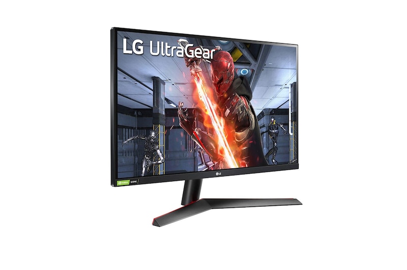 LG 27” UltraGear™ Full HD IPS 1ms (GtG) Gaming Monitor with NVIDIA® G-SYNC® Compatible, 27GN60R-B