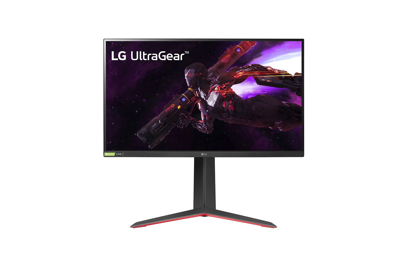 LG 27” UltraGear™ Nano IPS 1ms Gaming Monitor with NVIDIA® G-SYNC® Compatible, 27GP83B-B