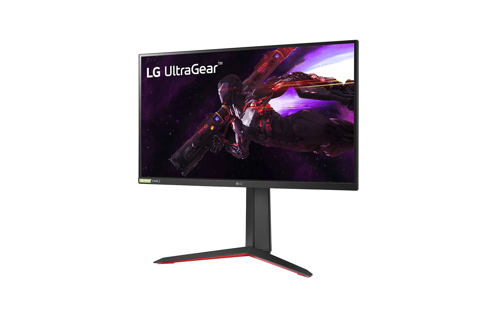 LG 27” UltraGear™ Nano IPS 1ms Gaming Monitor with NVIDIA® G-SYNC® Compatible, 27GP83B-B